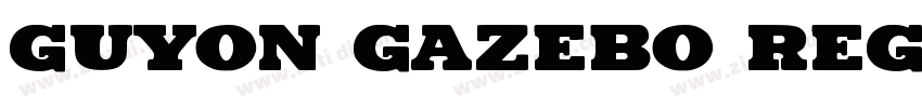 Guyon Gazebo Regular字体转换